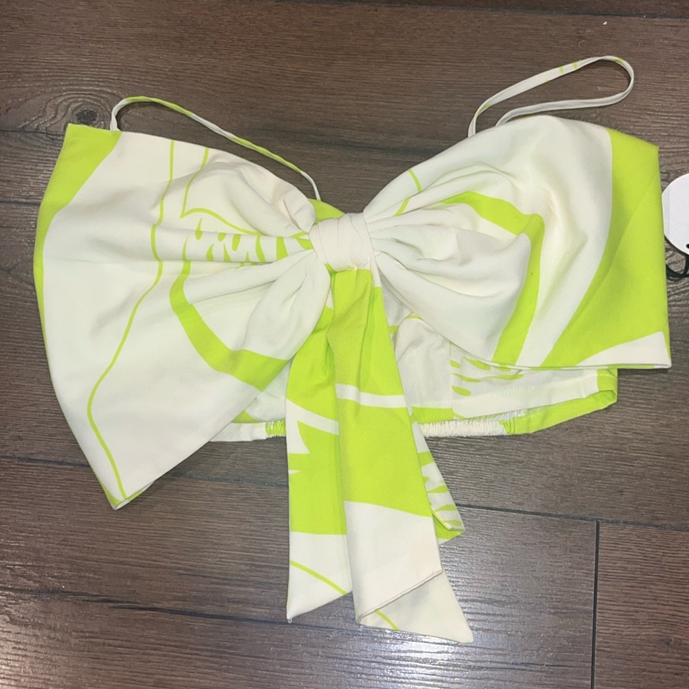 Women’s Neon Bow Top